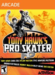 Tony Hawk’s Pro Skater HD Box Art
