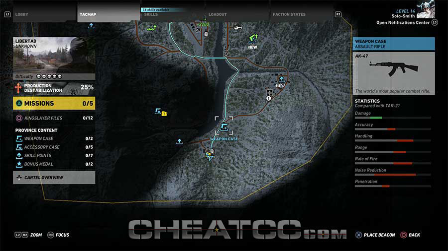 ghost recon wildlands cheats for ps4
