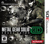 Metal Gear Solid: Snake Eater 3D Box Art