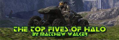 Top 5 Weapons and Vehicles of Halo article