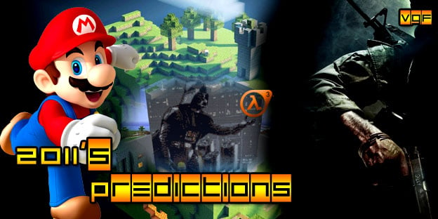 Video Game Foresight - 2011's Predictions: Nintendo, Minecraft, Half-Life 3, and Black Ops 2