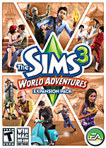 The Sims 3: World Adventures box art