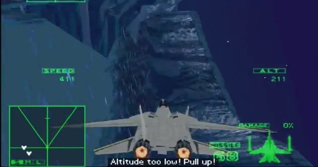 Ace Combat 2 gameplay