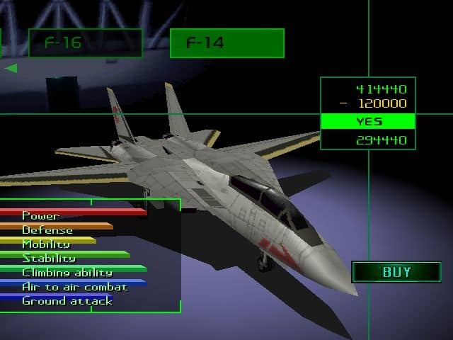 Ace Combat 2 gameplay