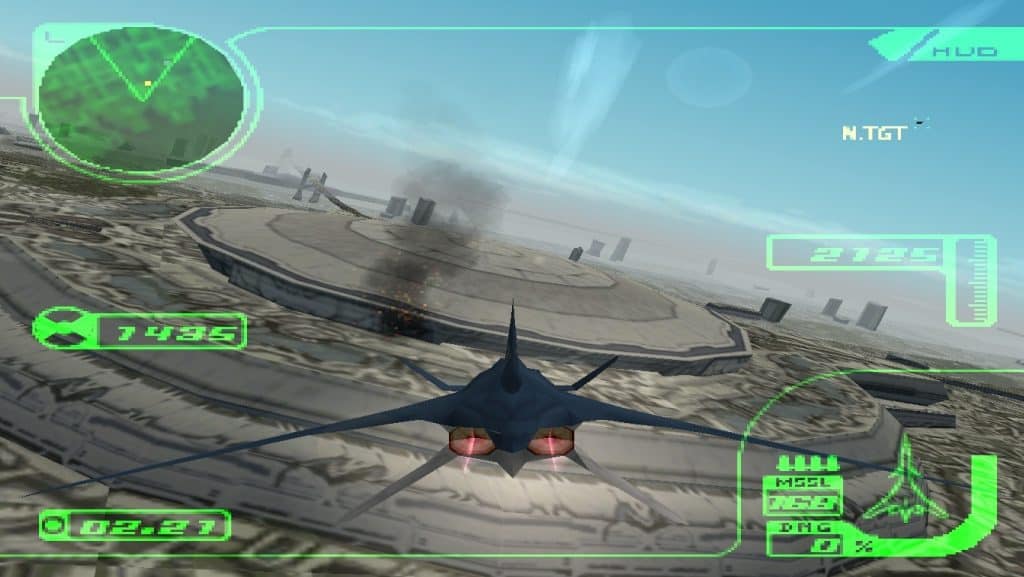 Ace Combat 3: Electrosphere gameplay