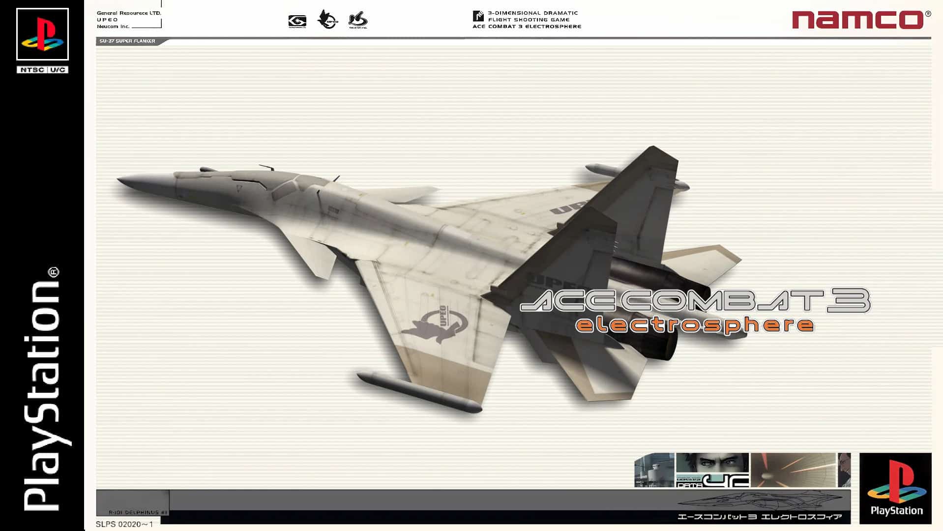 Ace Combat 3 key art
