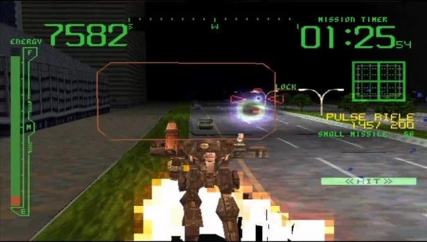 Armored Core gameplay