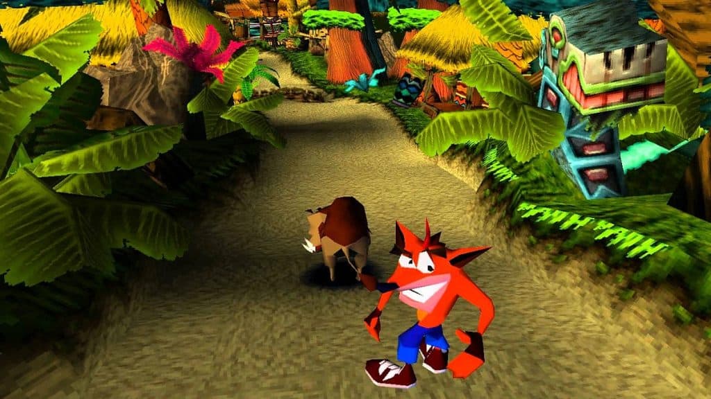 Crash Bandicoot gameplay