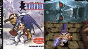 Brave Fencer Musashi gameplay and cover art