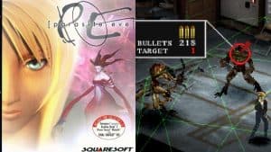Parasite Eve cover art and gameplay