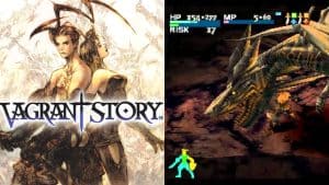 Vagrant Story gameplay and cover art
