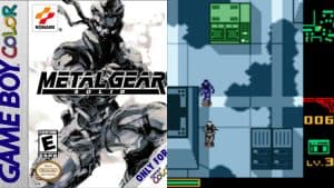 Metal Gear Solid box art and gameplay