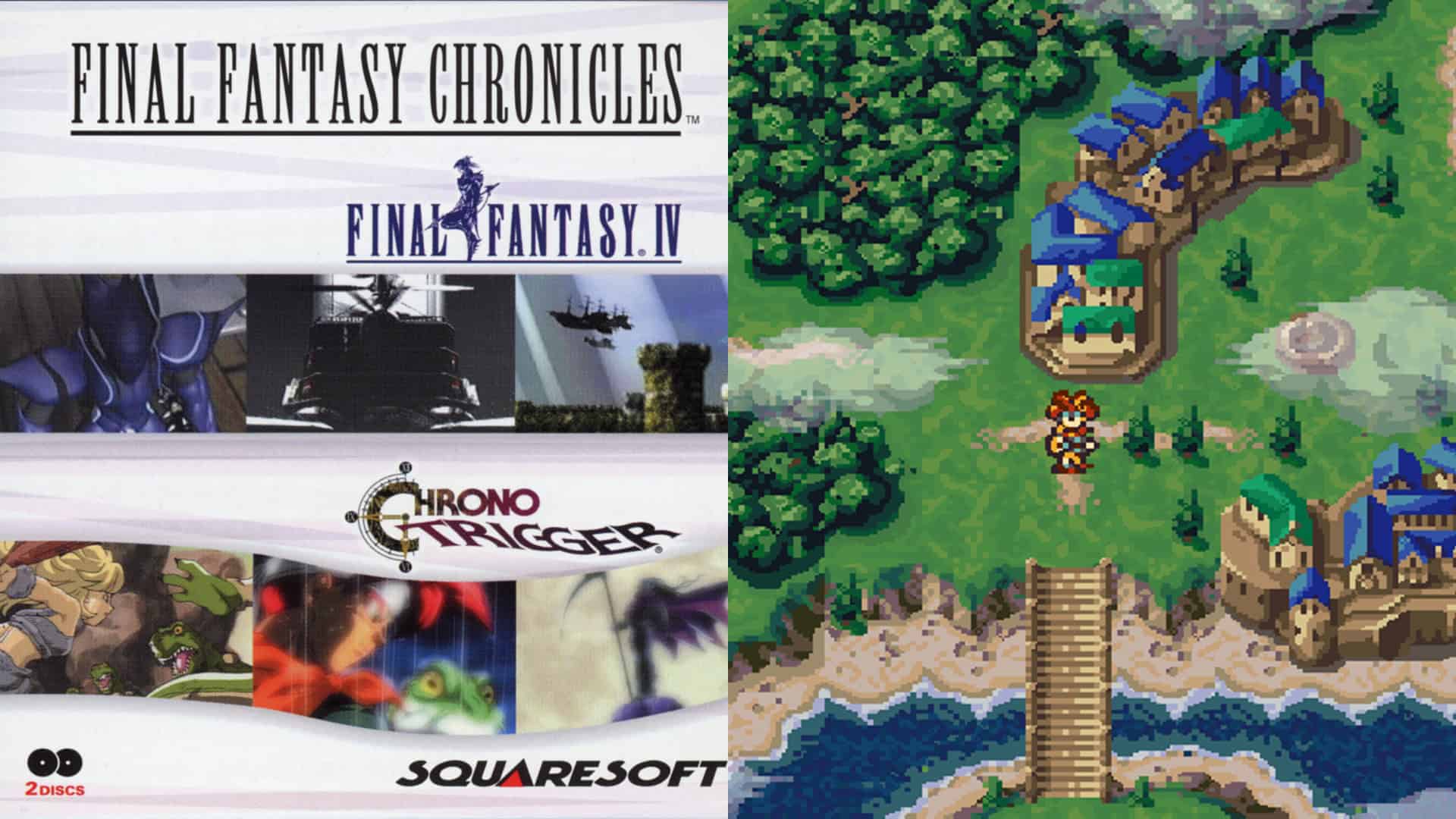 Final Fantasy Chronicles box art and gameplay