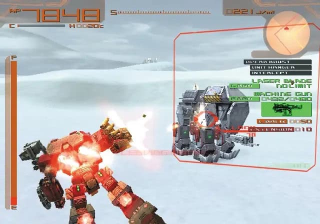 Armored Core: Nexus gameplay