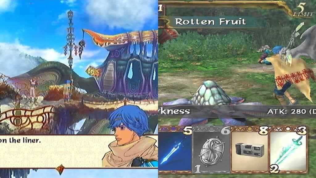 Baten Kaitos: Eternal Wings and the Lost Ocean gameplay