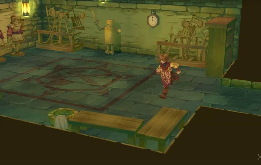 Radiata Stories screenshot in castle
