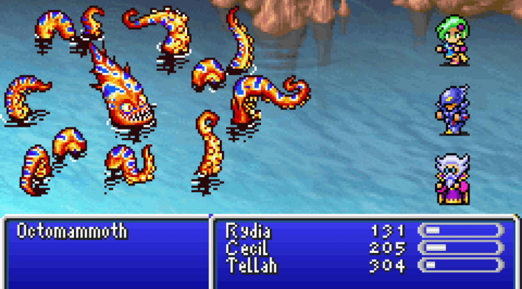 Final Fantasy IV Advance gameplay