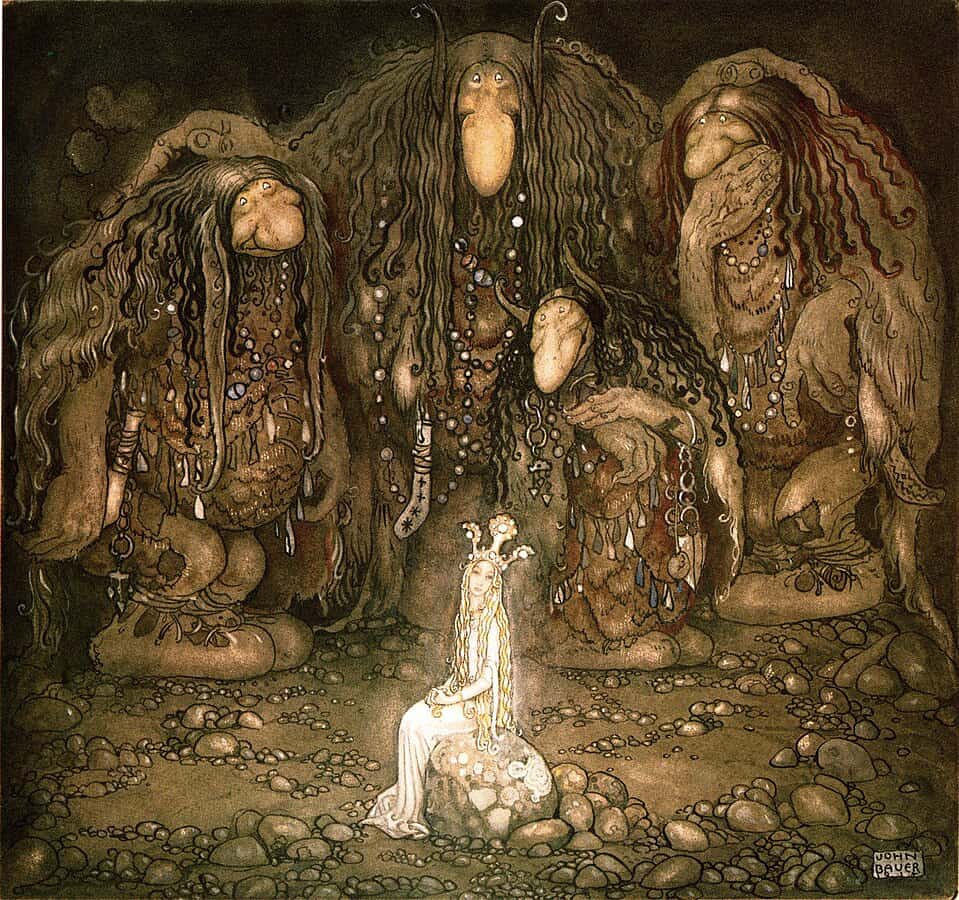 John Bauer depiction of trolls