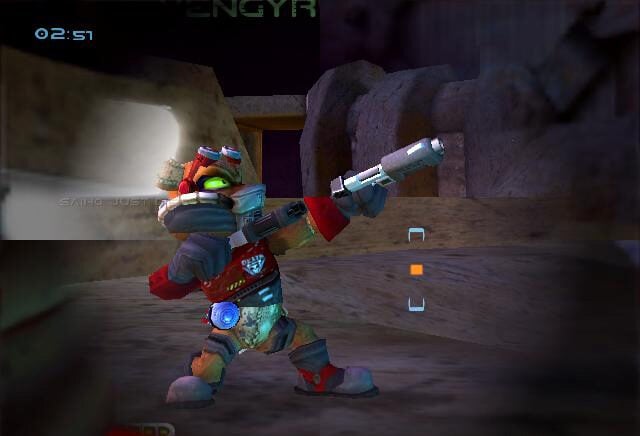 Conker: Live and reloaded with gun