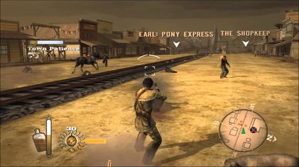 Gun Showdown in street