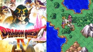 Dragon Quest 4 key art and gameplay