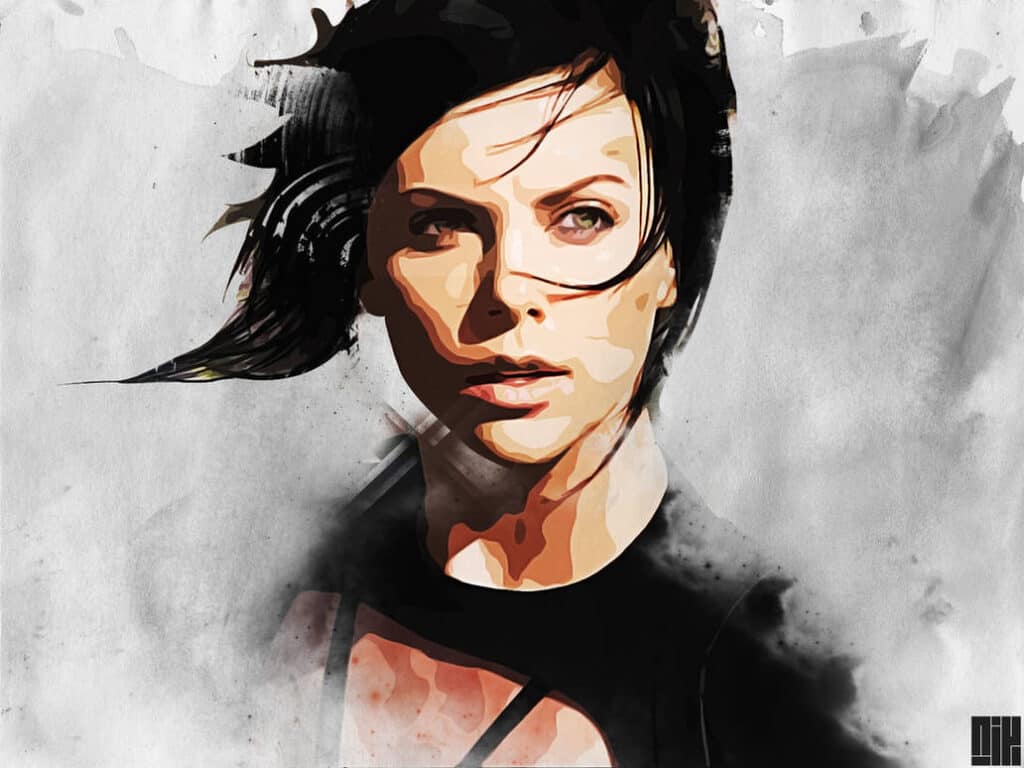 Aeon Flux portrait