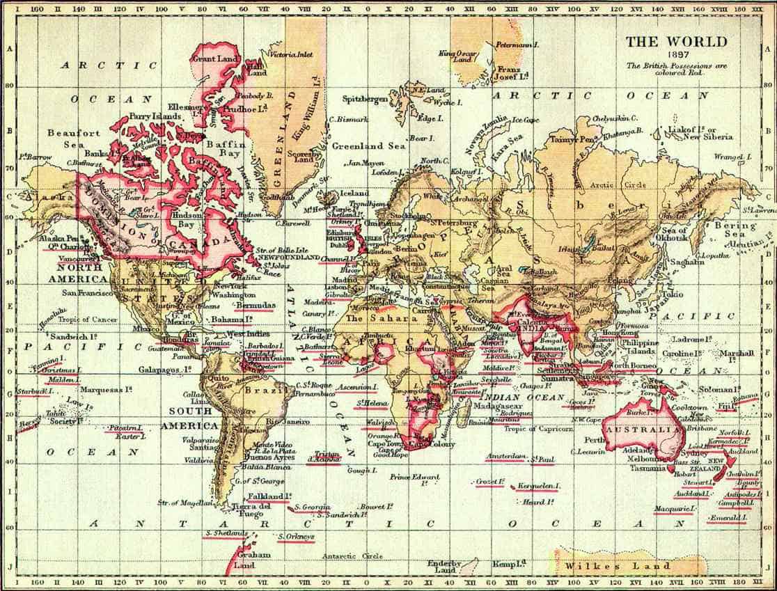 Map of the world