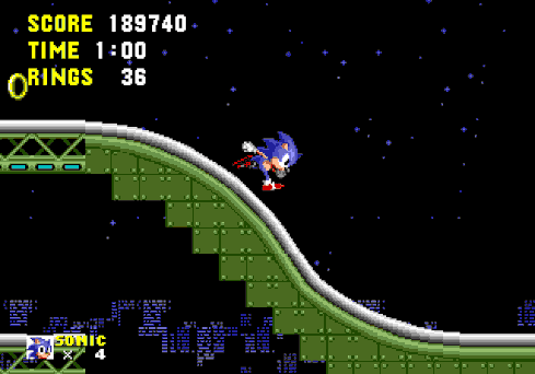 Sonic The Hedgehog gameplay