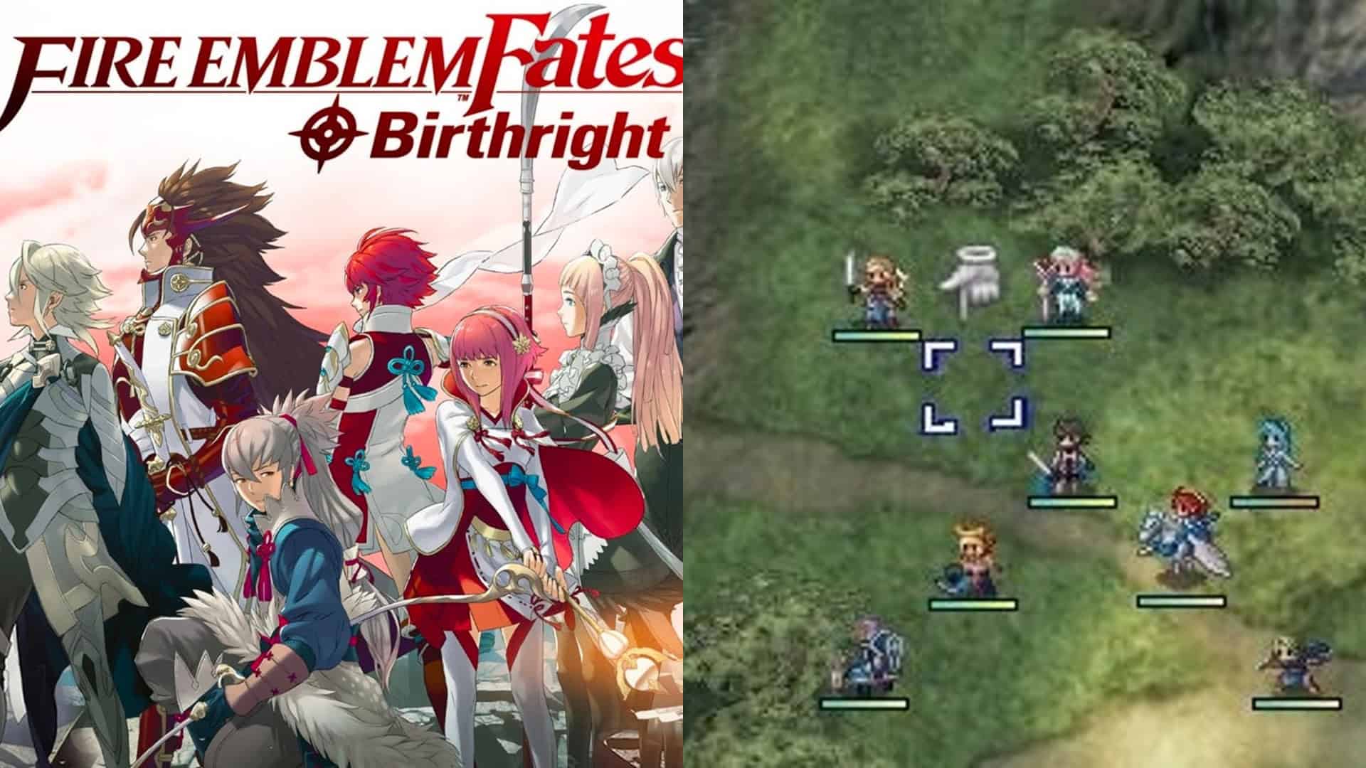 Fire Emblem Fates: Birthright cover art and gameplay
