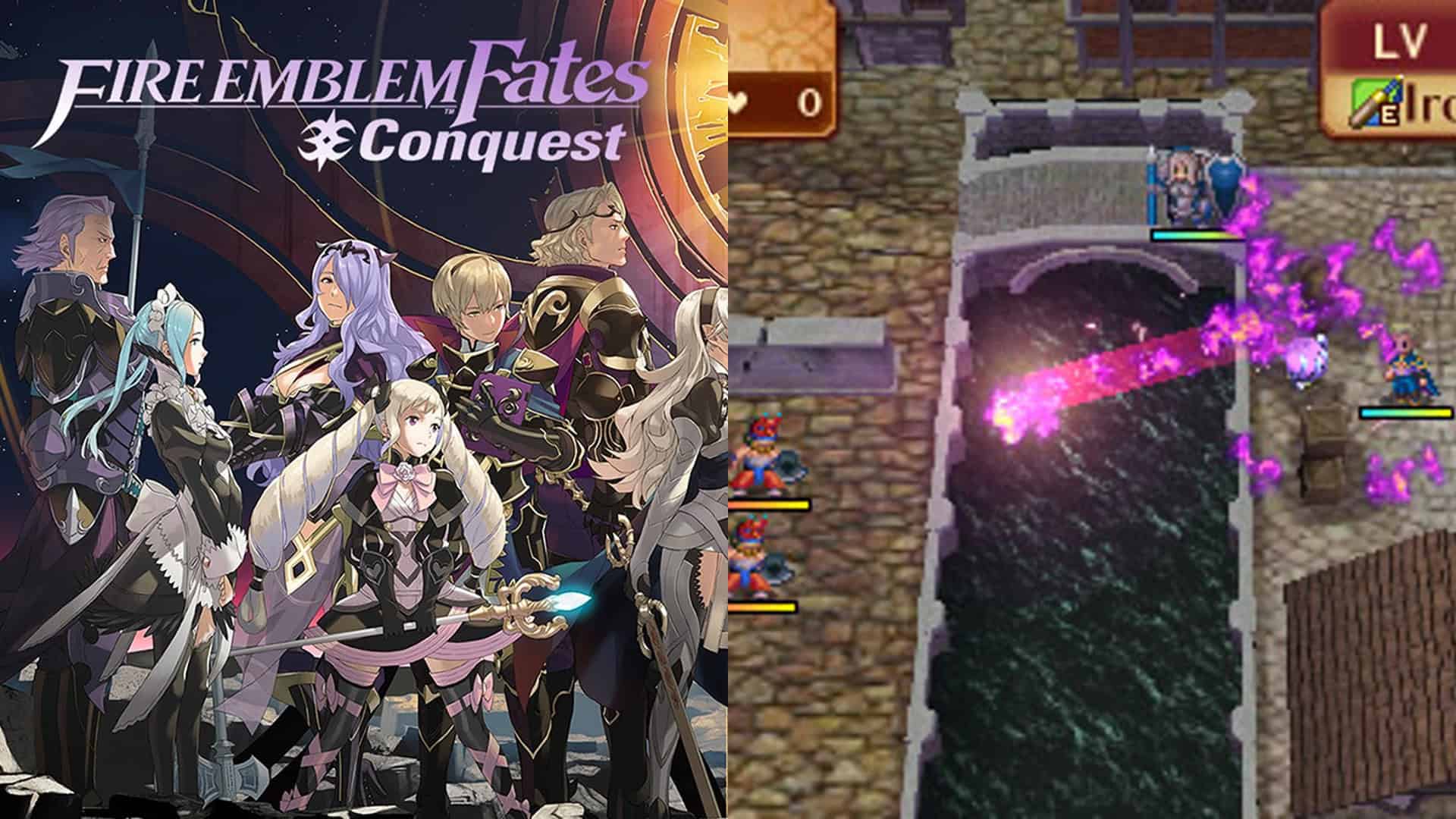 Fire Emblem Fates: Conquest artwork and gameplay