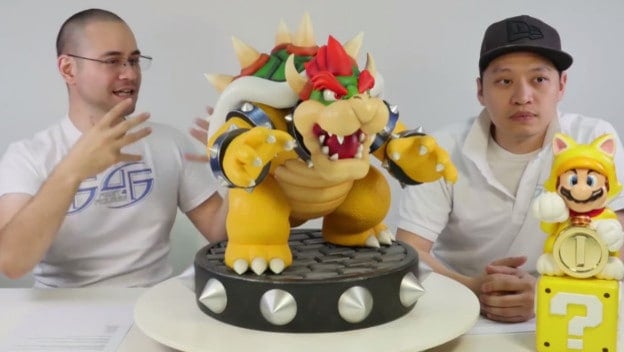 Super Mario Bowser Statue