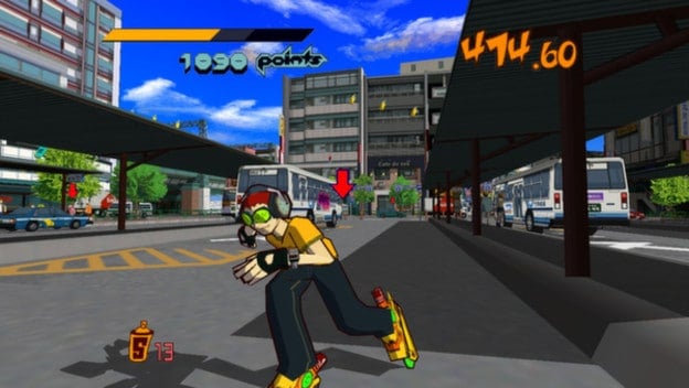 Jet Set Radio gameplay