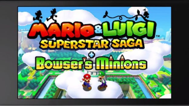  Nintendo 3DS Mario & Luigi Superstar Saga + Bowser's Minions  (World Edition) : Video Games
