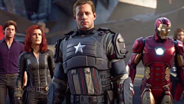Marvel Avengers screenshot of playable characters