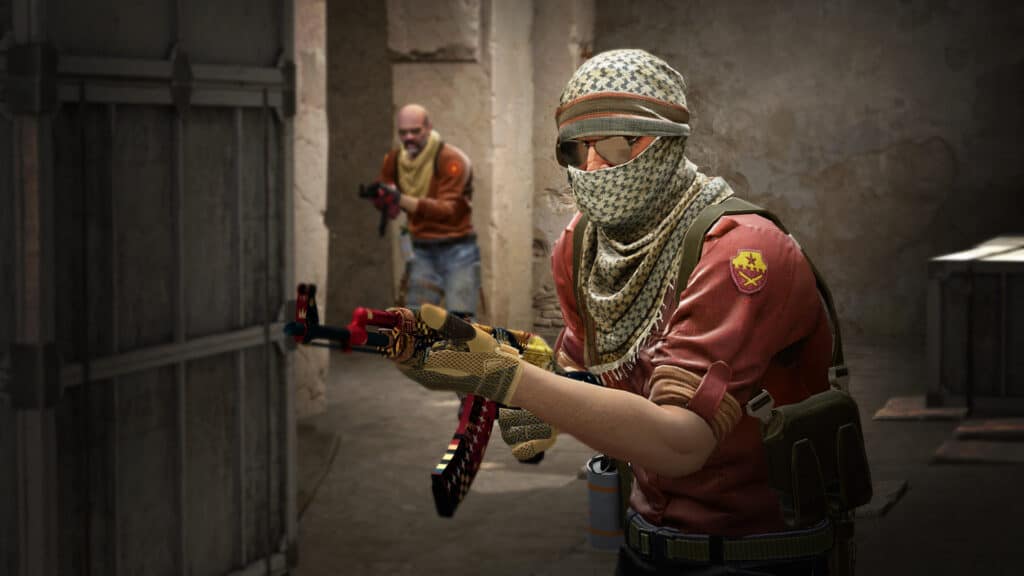 A Terrorist from Counter-Strike: Global Offensive.