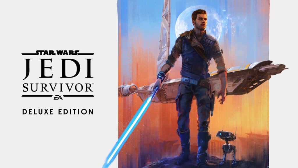 Cover art for the Deluxe Edition of Star Wars Jedi: Survivor