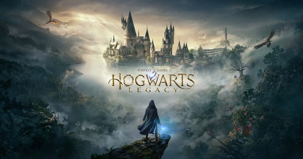 Key promotional art for Hogwarts Legacy.