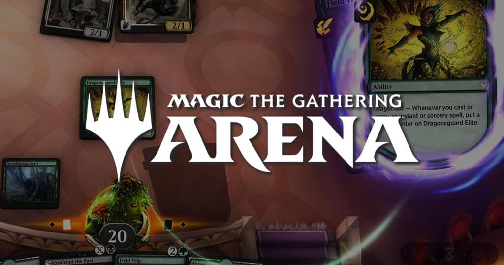 Title image for Magic the Gathering Arena.