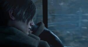 Resident Evil 4's hero Leon in the opening