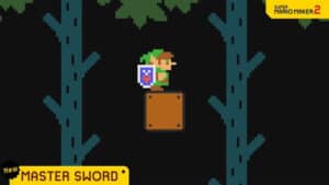 Super Mario Maker appearance made by link