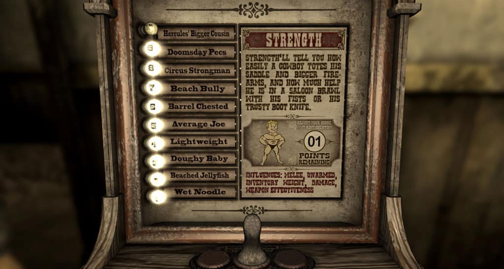 Fallout: New Vegas' Vigor Tester