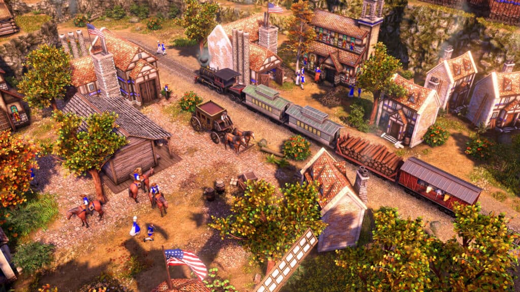 A Steam promotional image for Age of Empires III: Definitive Edition.