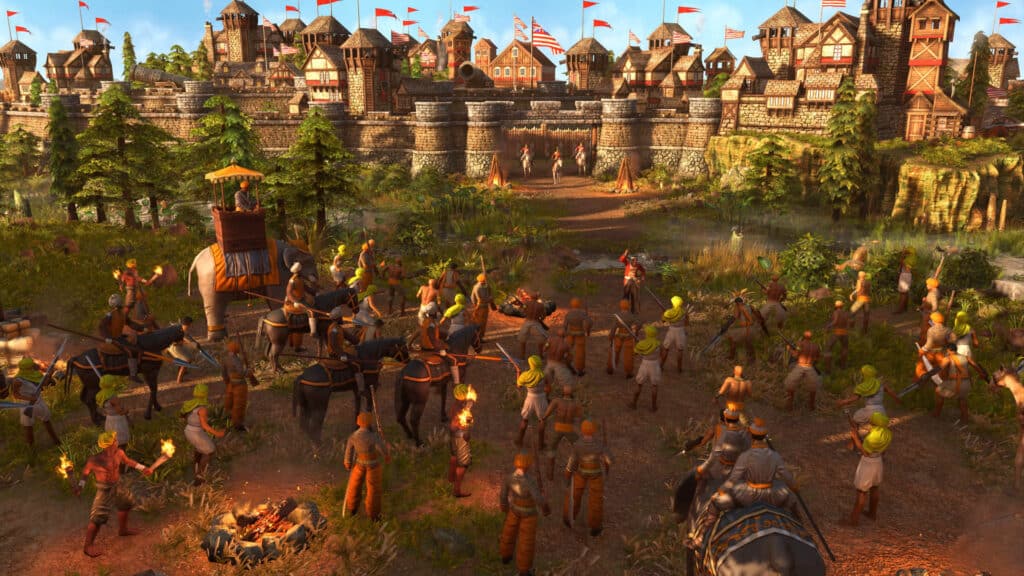 A Steam promotional image for Age of Empires III: Definitive Edition.