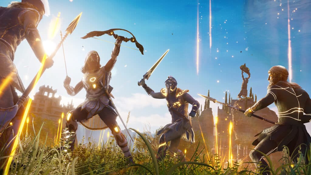 A Steam promotional picture for the Assassin's Creed Odyssey Fate of Atlantis DLC.