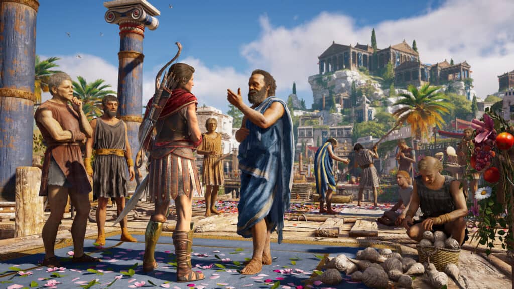 A Steam promotional image for Assassin's Creed Odyssey.