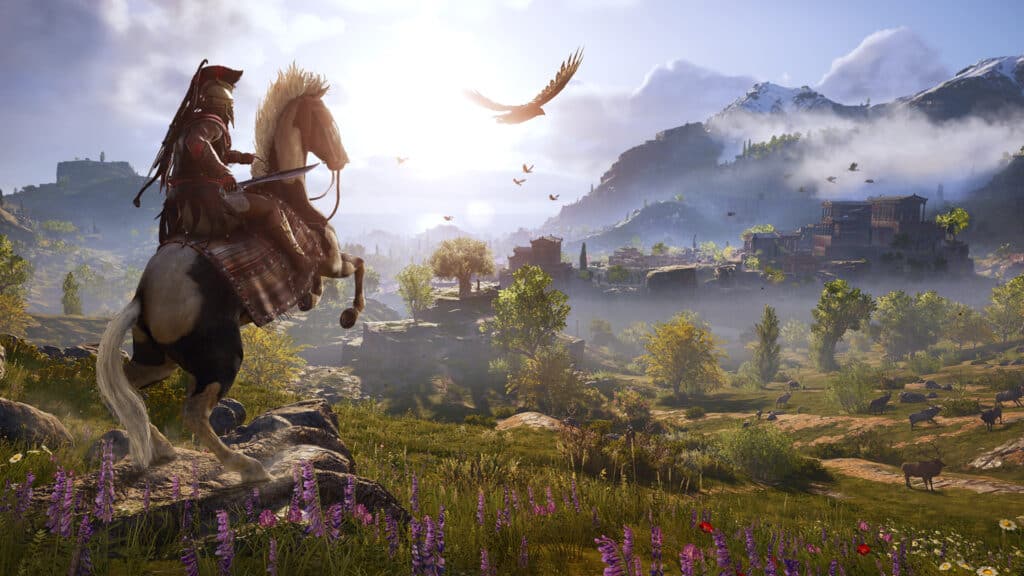 A Steam promotional image from Assassin's Creed Odyssey.