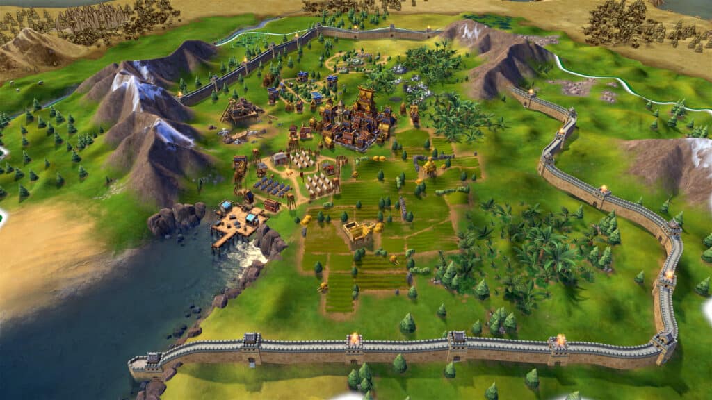 The Great Wall in Civ 6