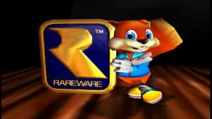 An in-game screenshot from Conker's Bad Fur Day.