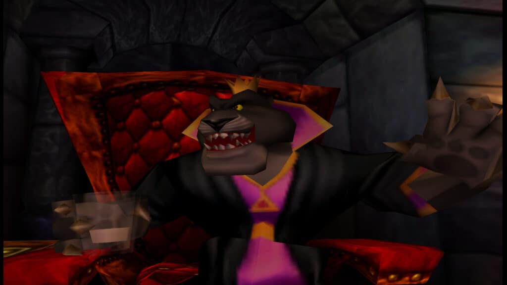 An in-game screenshot from Conker's Bad Fur Day.