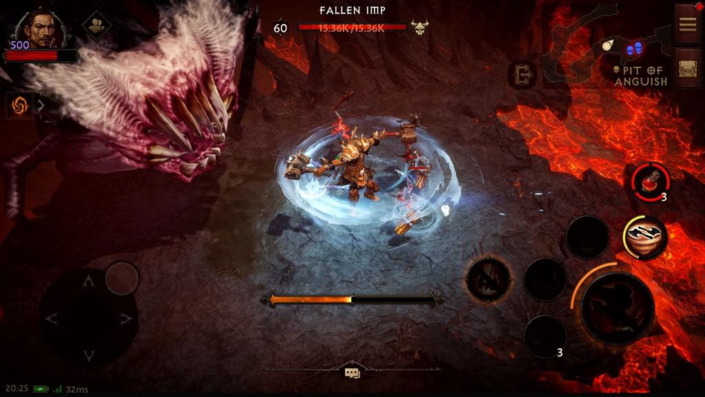 Diablo Immortal Gameplay Barbarian